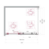 Душевой уголок BELBAGNO MARINO-2-AH-1-120/100-C-Cr