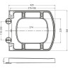 Сиденье BELBAGNO BB2007SC
