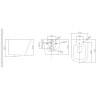 Унитаз BELBAGNO BB3103CHR